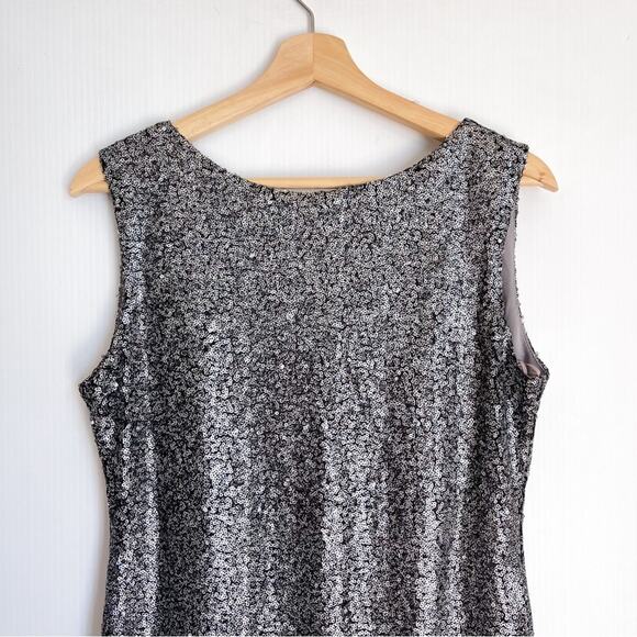 ASOS True Decadence Glamorous Sequin Maxi Dress With Slit - Picture 6 of 10